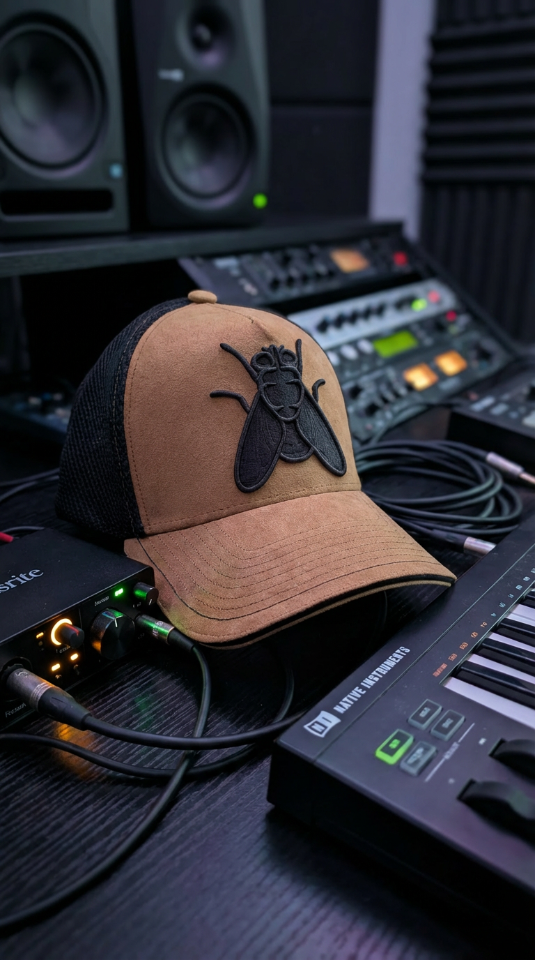 Tan Suede Premium Trucker