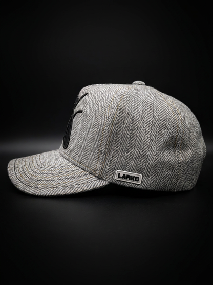 Grey Tweed Premium Trucker