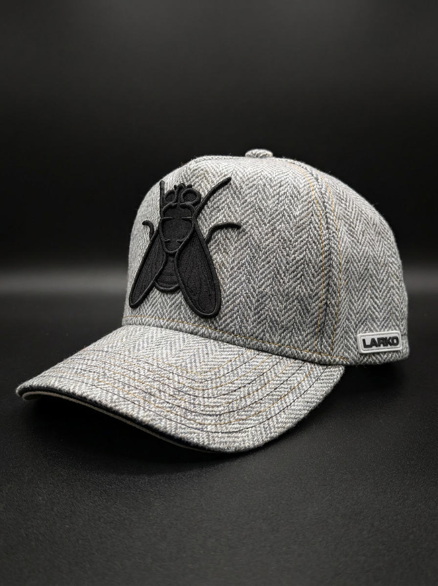 Grey Tweed Premium Trucker