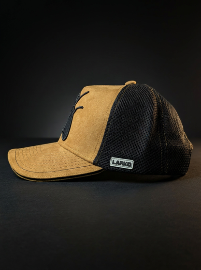 Tan Suede Premium Trucker