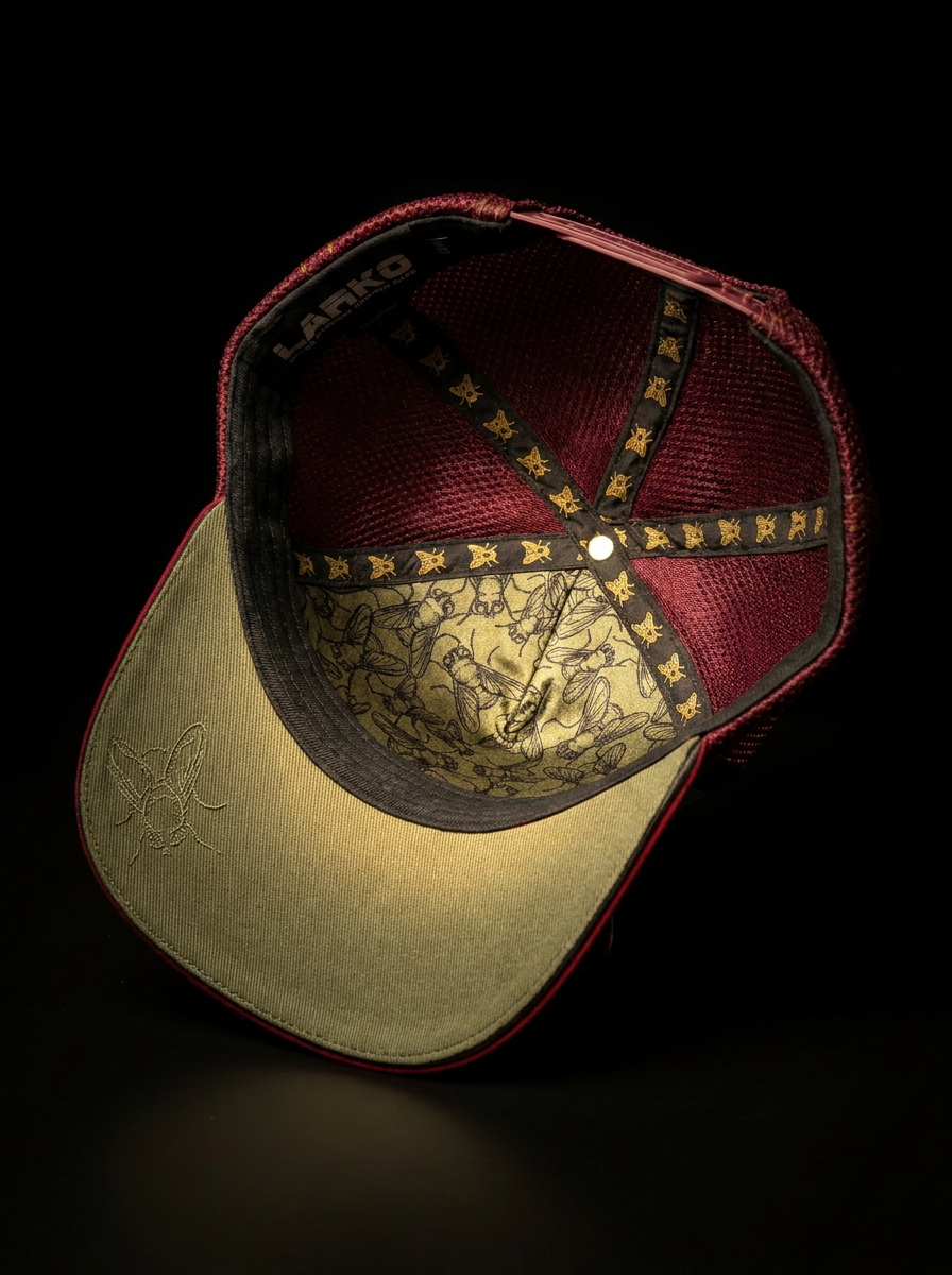 Red Suede Premium Trucker