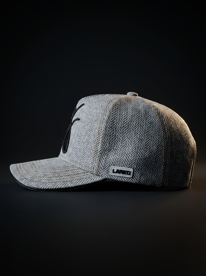 Grey Tweed Premium Trucker