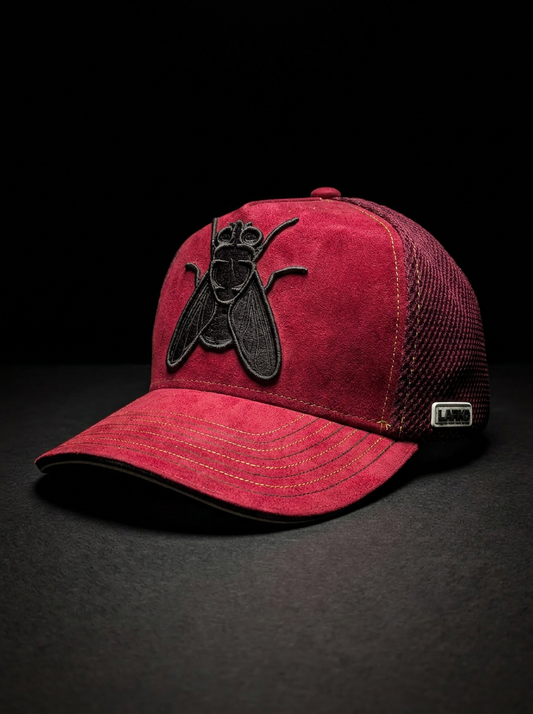Red Suede Premium Trucker