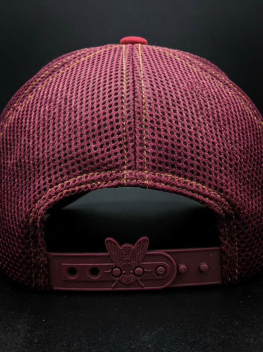 Red Suede Premium Trucker
