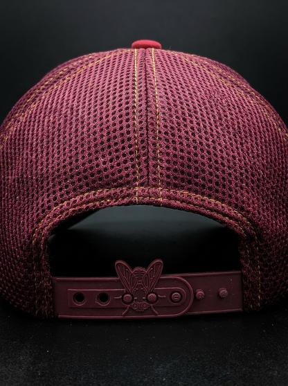 Red Suede Premium Trucker